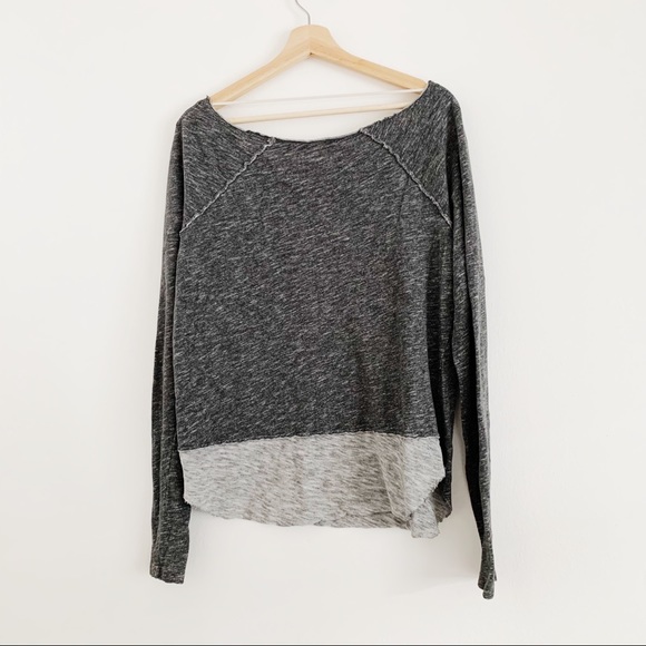 Free People Beach Gray Altered Pullover Sweater SM - Picture 2 of 4